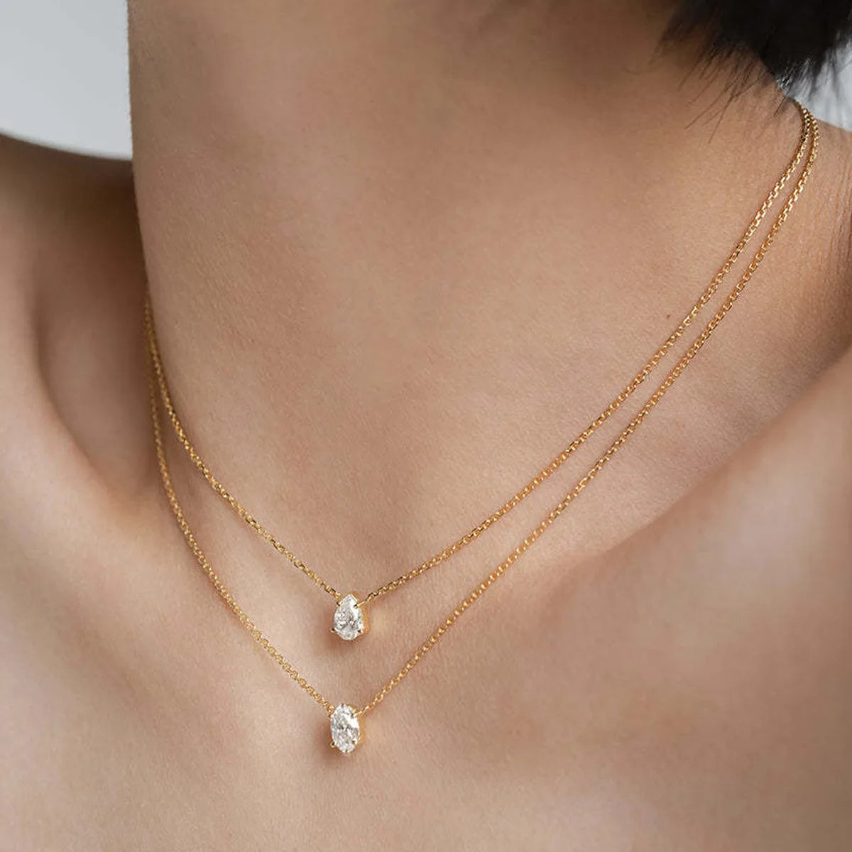Trendy Zircon Colar De Pingente Para As Mulheres Multicamadas Cadeia Gargantilha Moda Feminina Festa Brilhante Jóias Presente