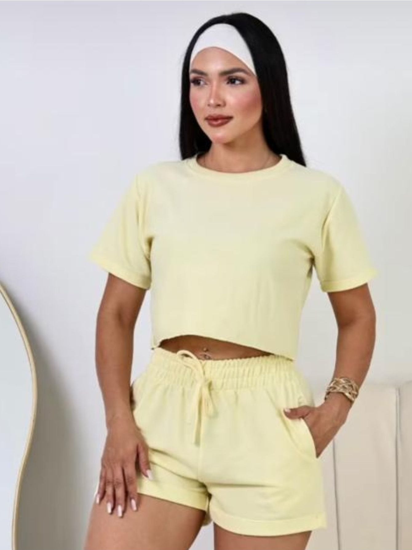 Female Moletinho Blouse + Short Comfort & Style Set
