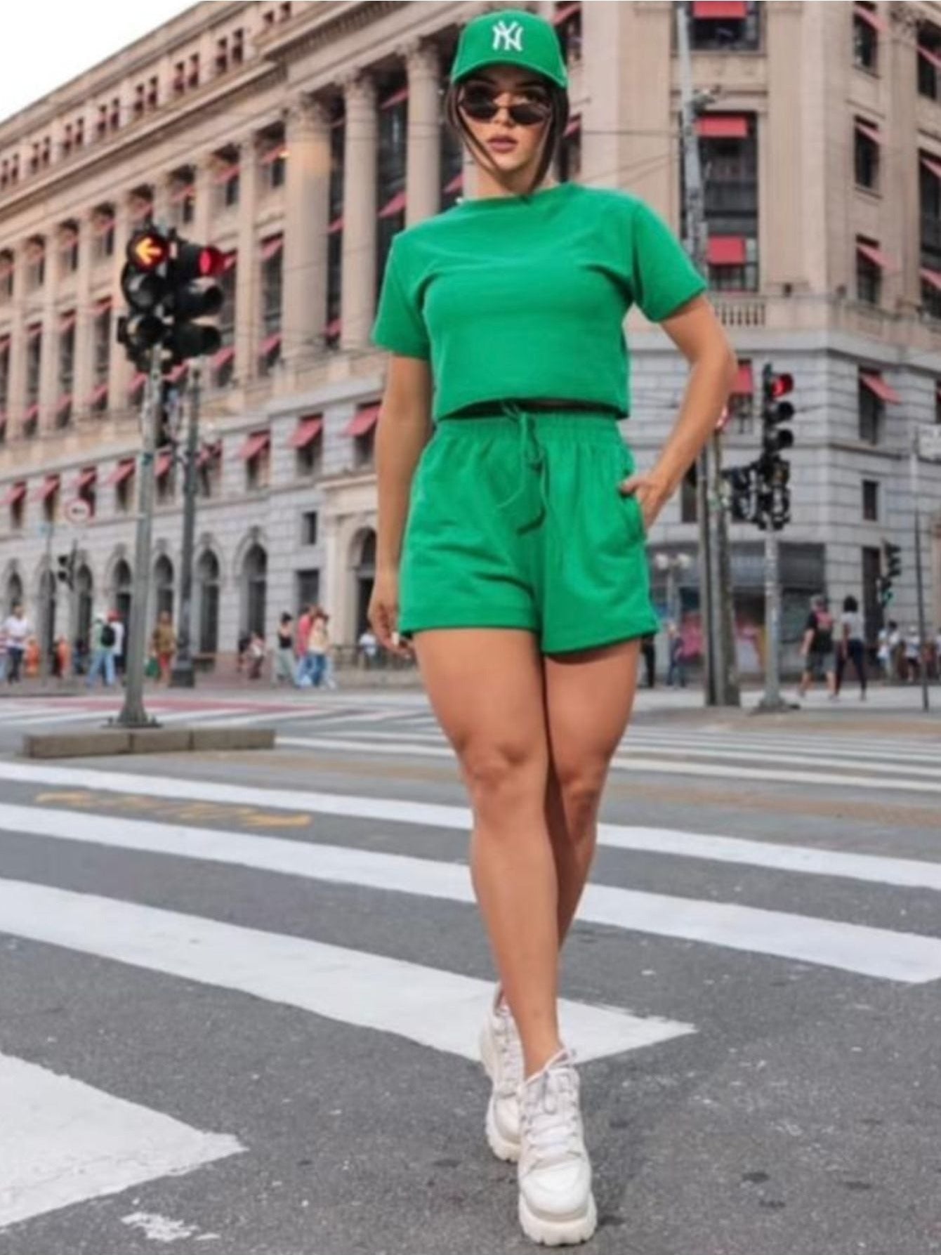 Female Moletinho Blouse + Short Comfort & Style Set
