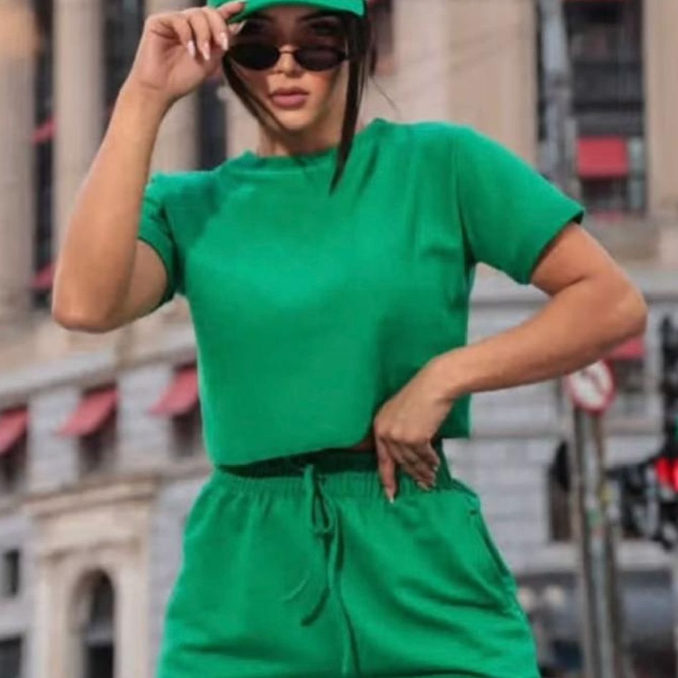 Female Moletinho Blouse + Short Comfort & Style Set