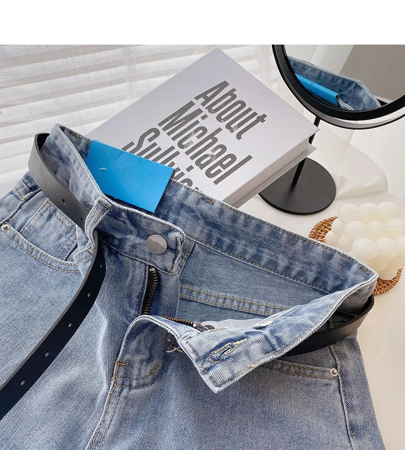 short streetwear casual cowboy jeans