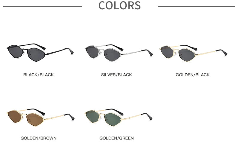 armação polígono óculos de sol feminino