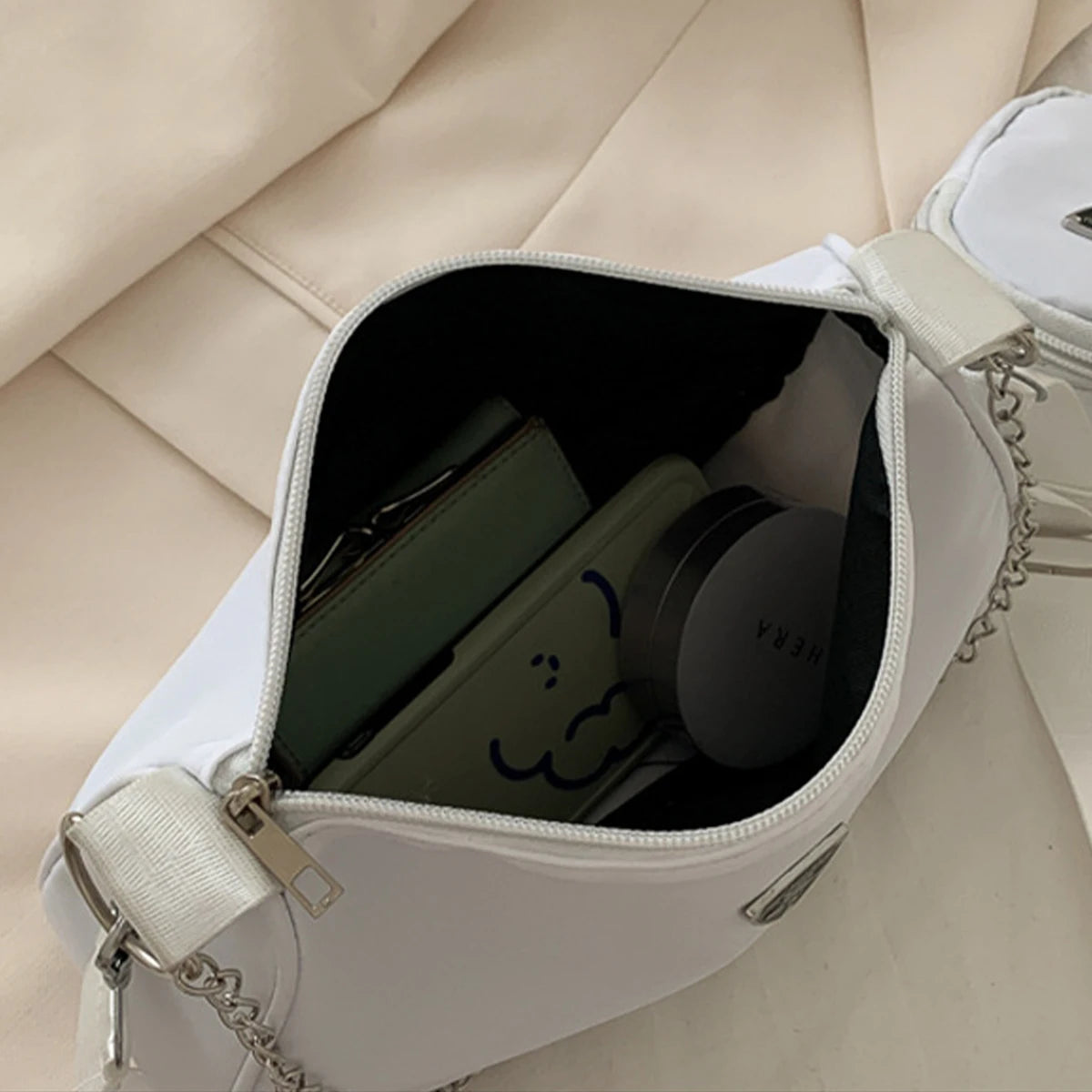 Bolsa crossbody de nylon para mulheres