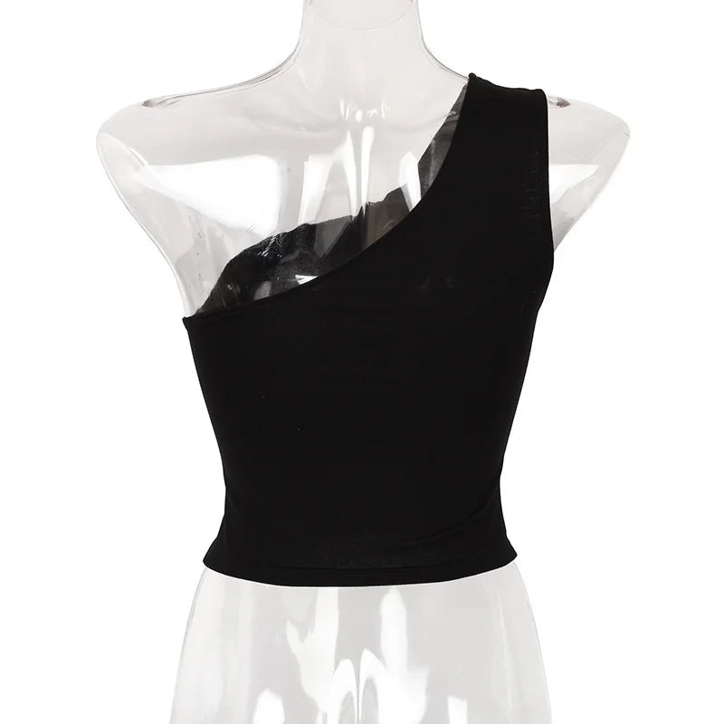 colete casual feminino um ombro