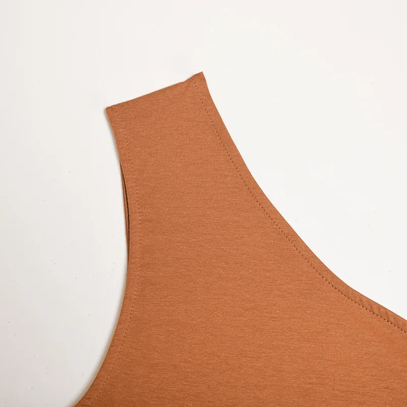 colete casual feminino um ombro