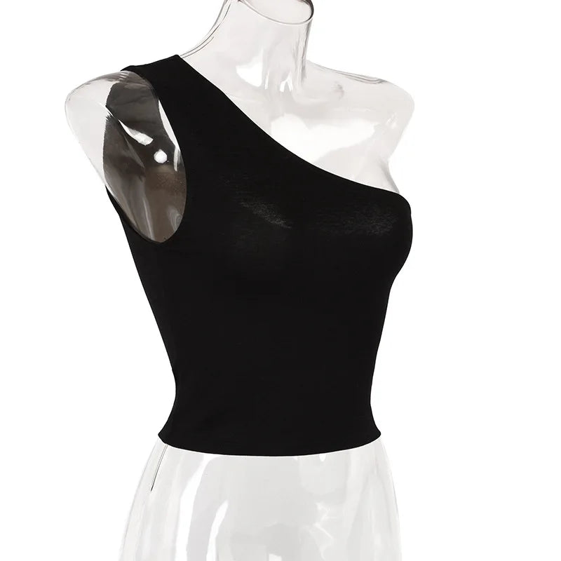 colete casual feminino um ombro