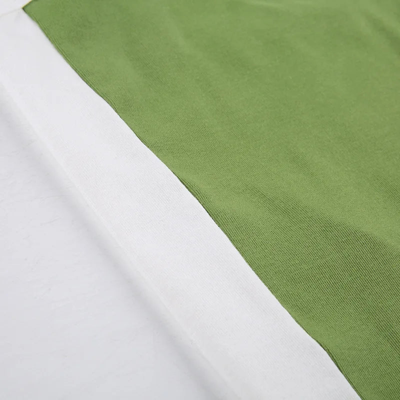 Regata feminina de malha colheita sexy básico vintage