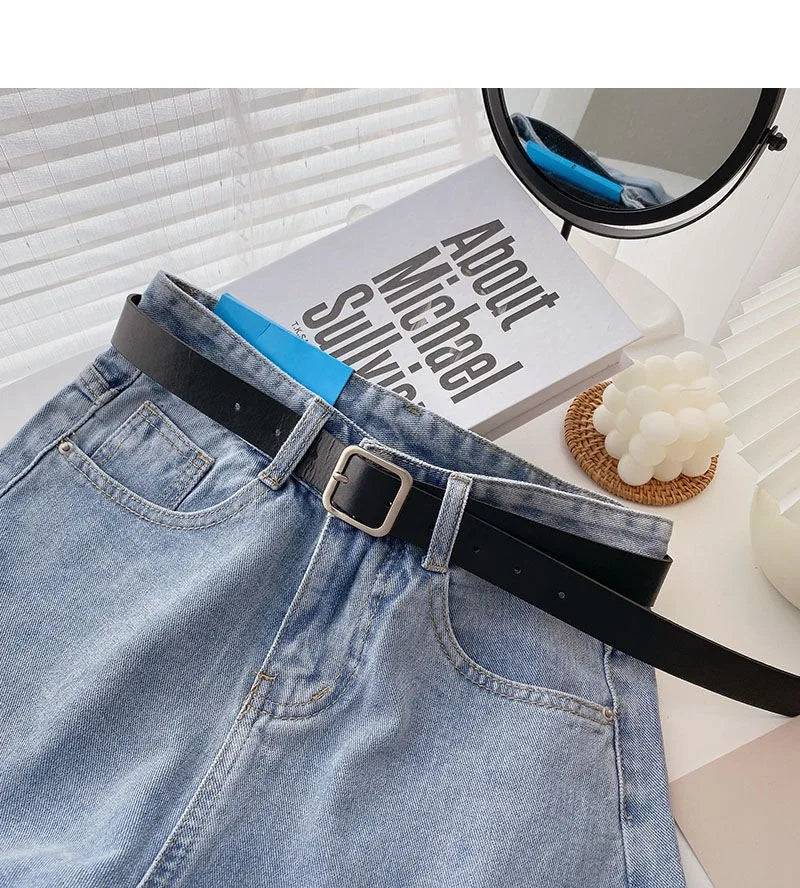 short streetwear casual cowboy jeans