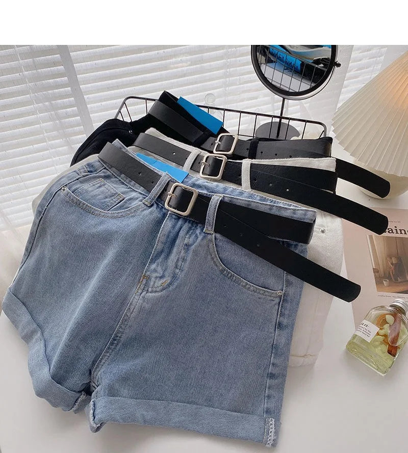 short streetwear casual cowboy jeans