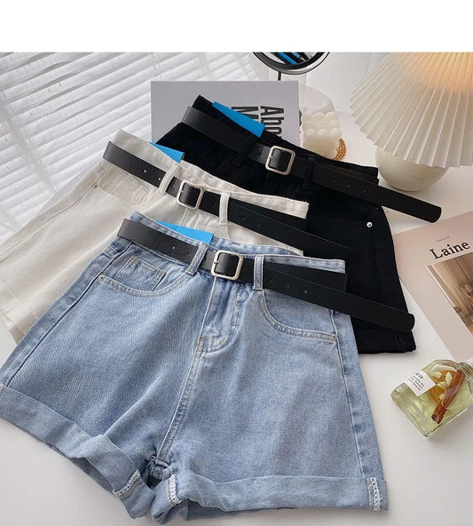 short streetwear casual cowboy jeans