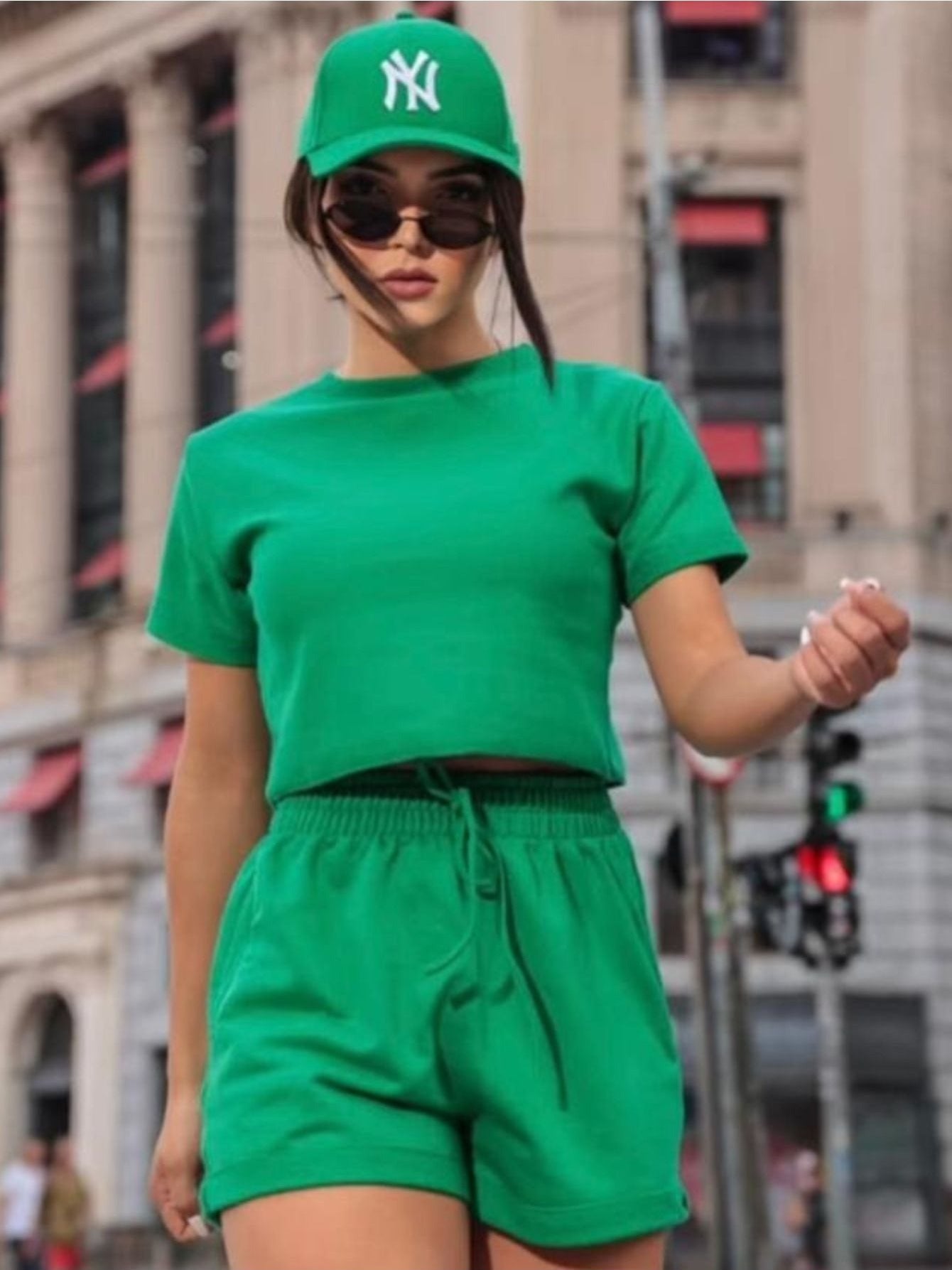 Female Moletinho Blouse + Short Comfort & Style Set