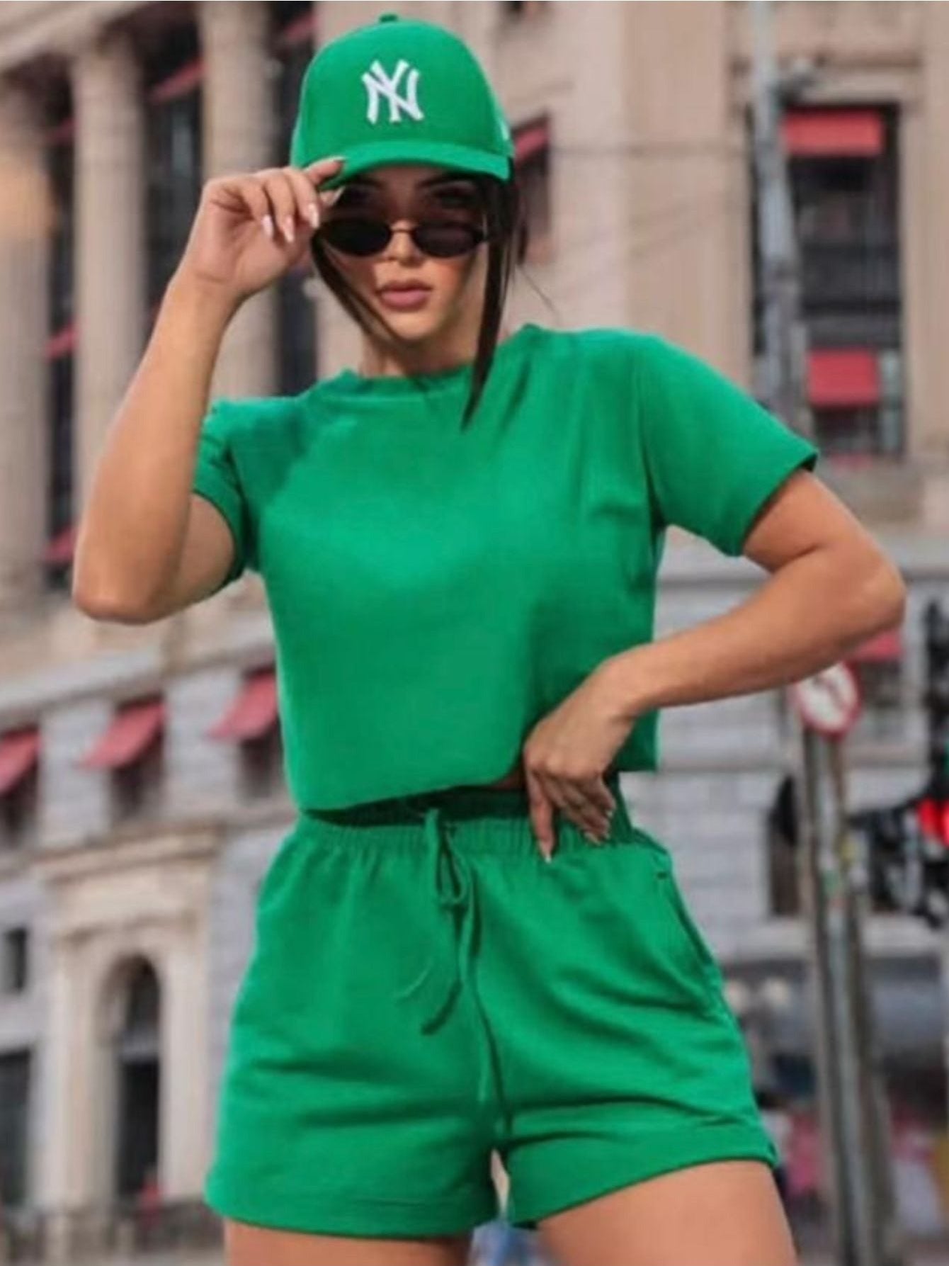Female Moletinho Blouse + Short Comfort & Style Set